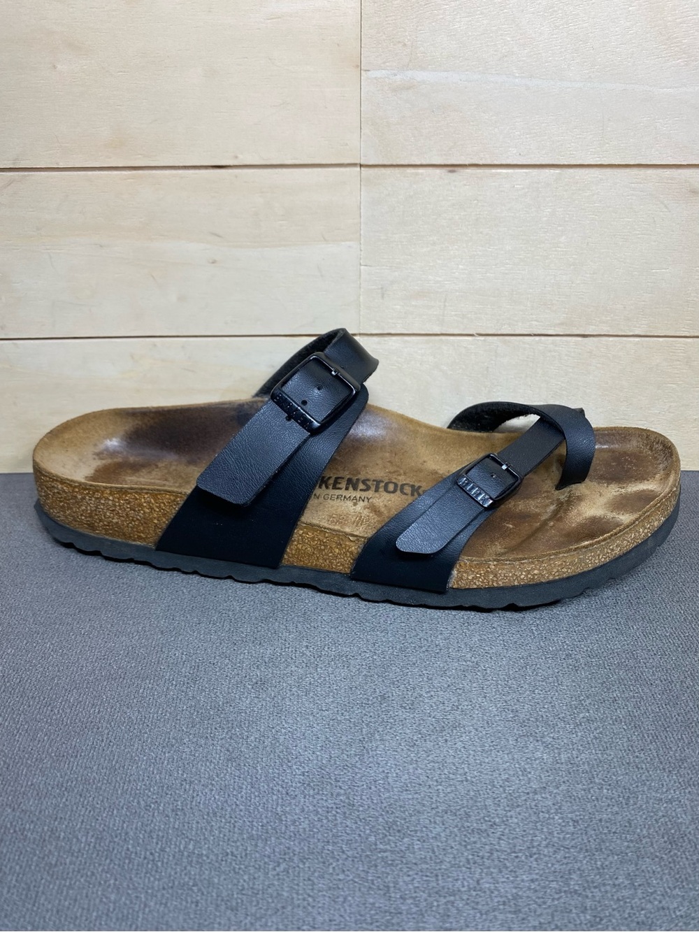 Birkenstock Mayari Sandals Black Women's Size 10 Shoes EU41 Birko-Flor